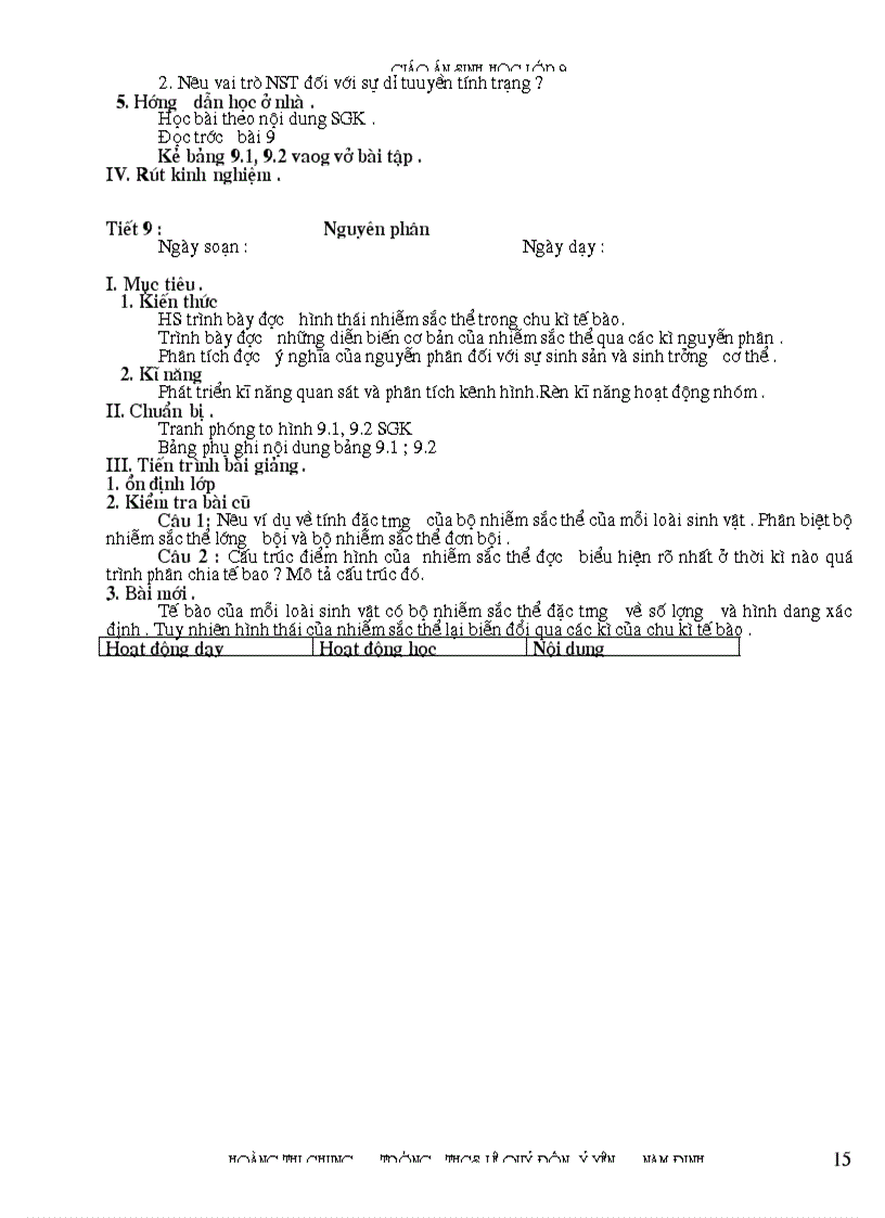 image for page Giao an sinh 9 3 cot