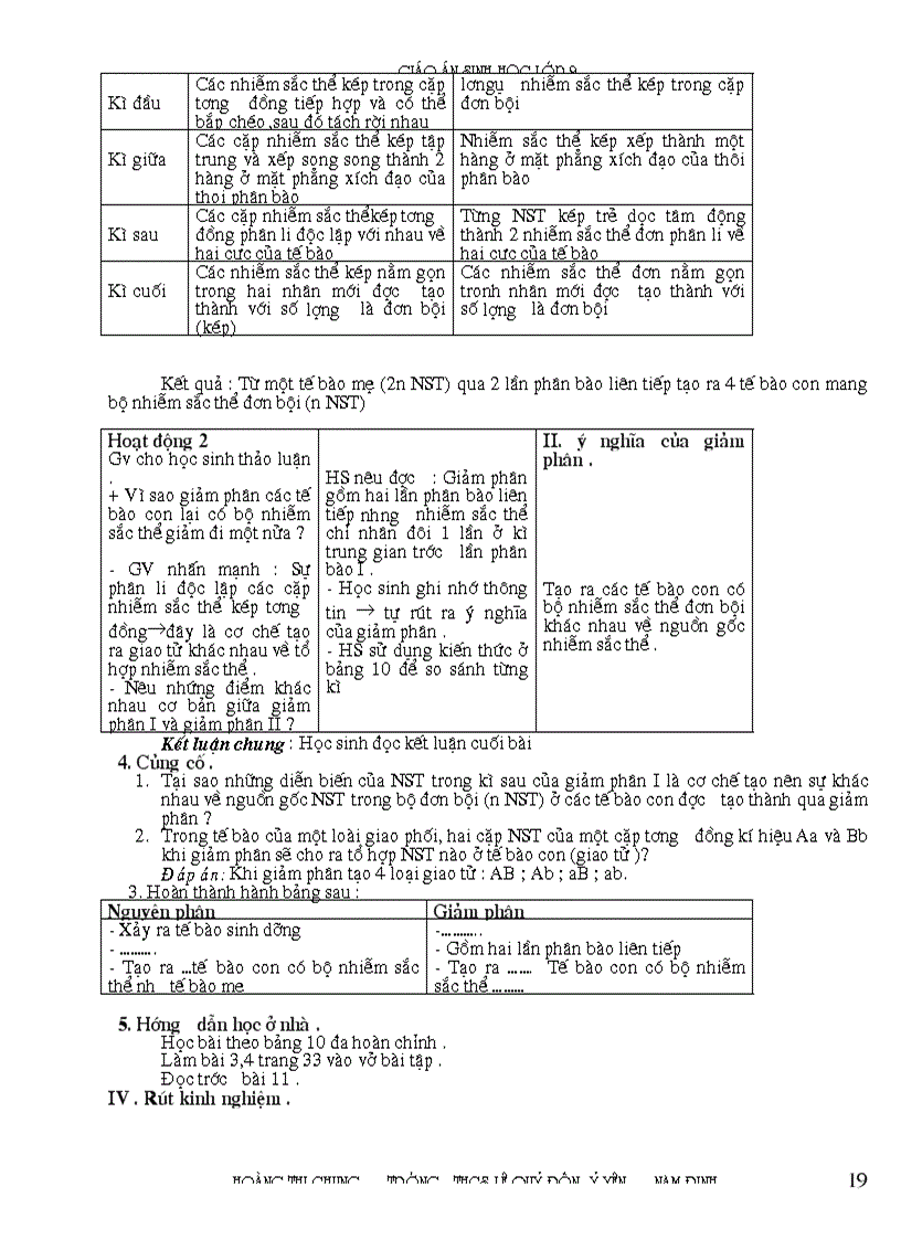 image for page Giao an sinh 9 3 cot