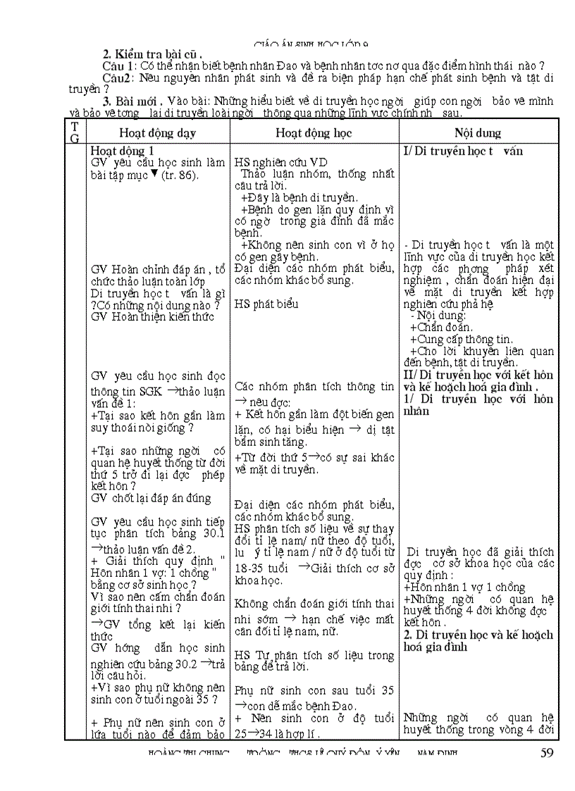 image for page Giao an sinh 9 3 cot