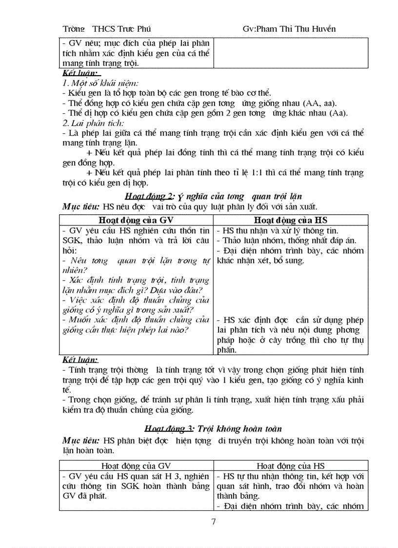 image for page Giao an sinh học 9 trọn bộ