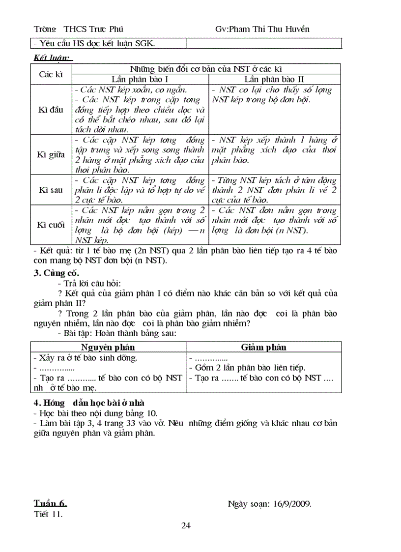 image for page Giao an sinh học 9 trọn bộ