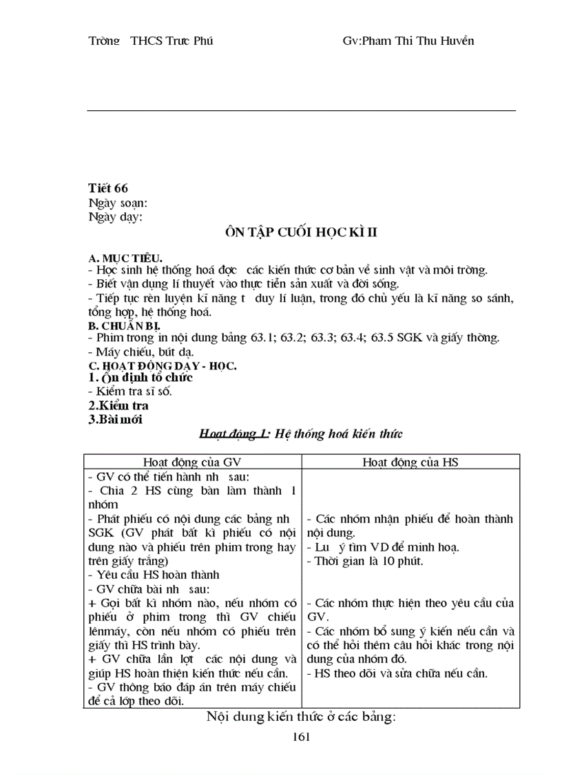 image for page Giao an sinh học 9 trọn bộ