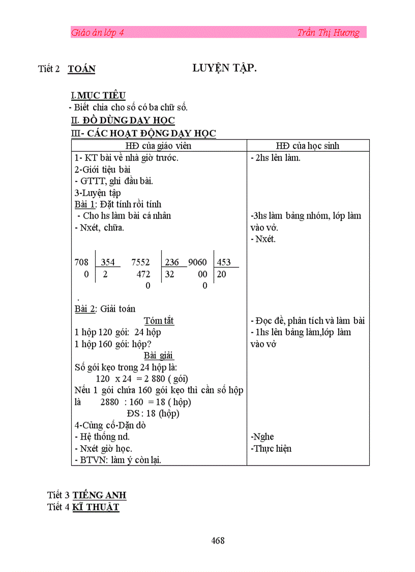 image for page Giáo án 4 Tuần 16