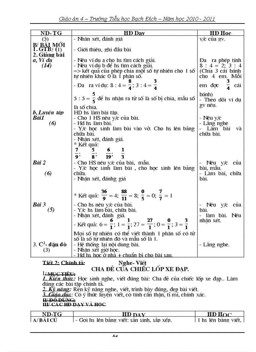 image for page Giáo án 4 Tuần 16 20
