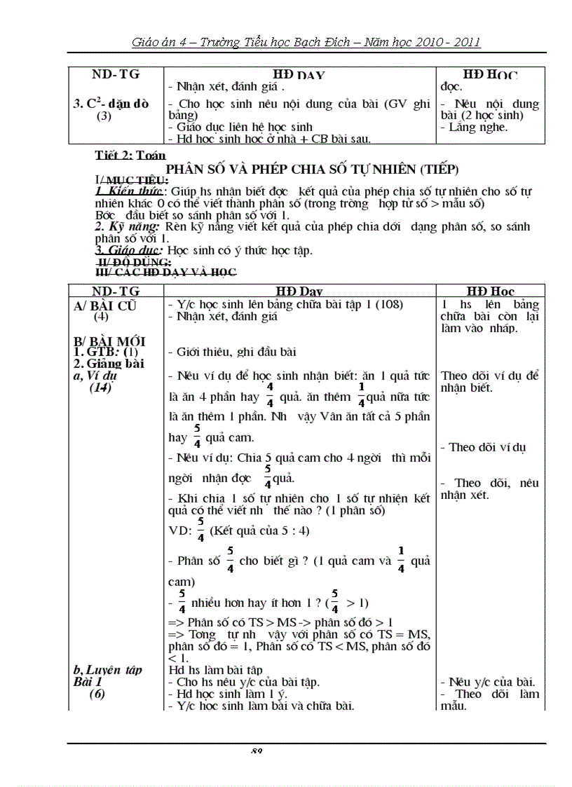 image for page Giáo án 4 Tuần 16 20