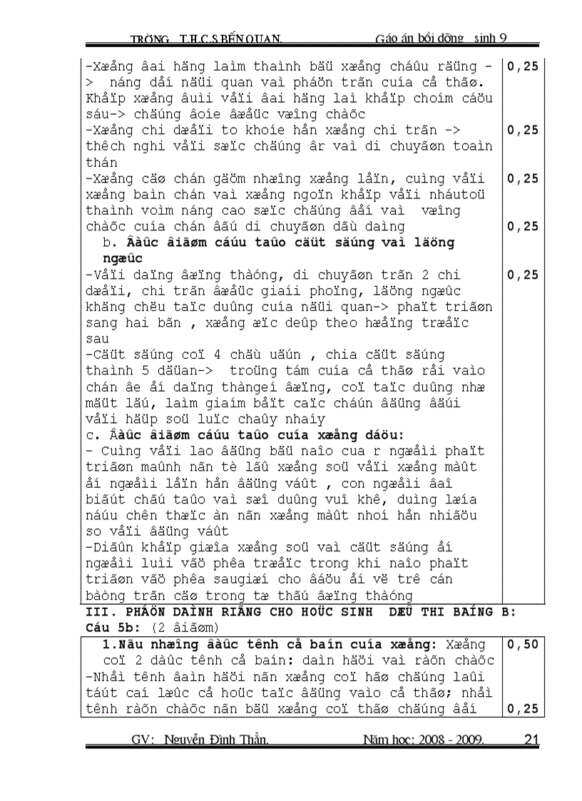 image for page Giao an BDsinh 9 tuân3