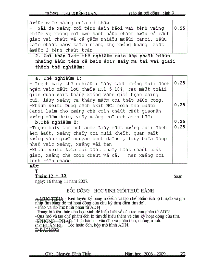 image for page Giao an BDsinh 9 tuân3