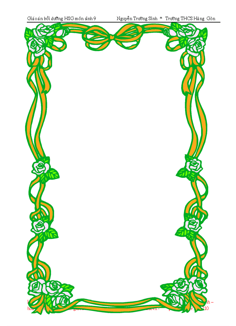 image for page Giáo án bồi dưỡng Học sinh giỏi môn sinh 9 2009