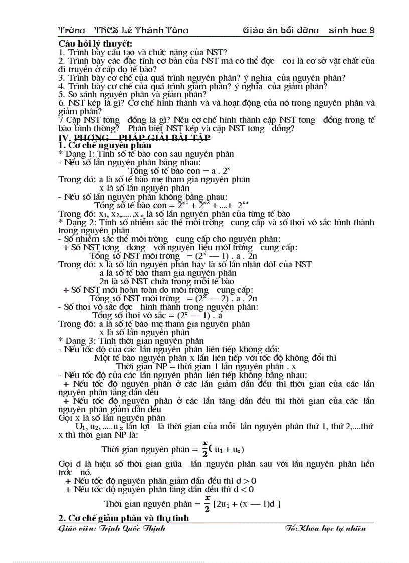 image for page Giáo án bồi dưỡng HSG lớp 9