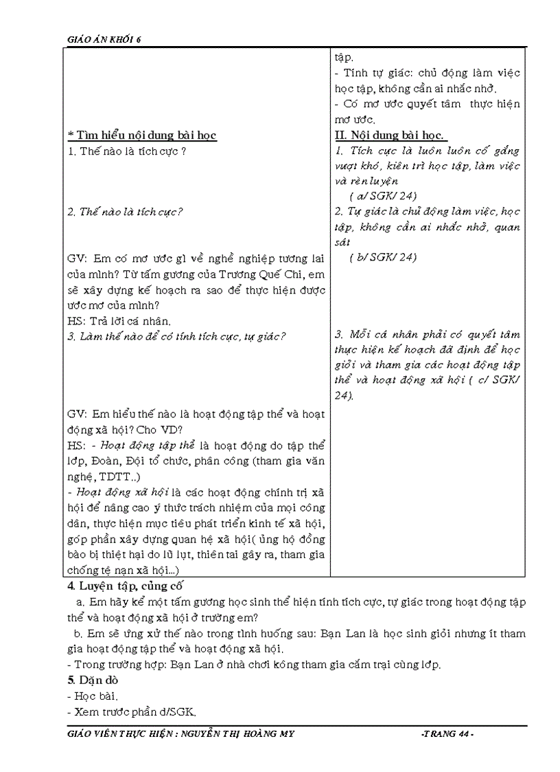 image for page Giáo án công dân 6 2010