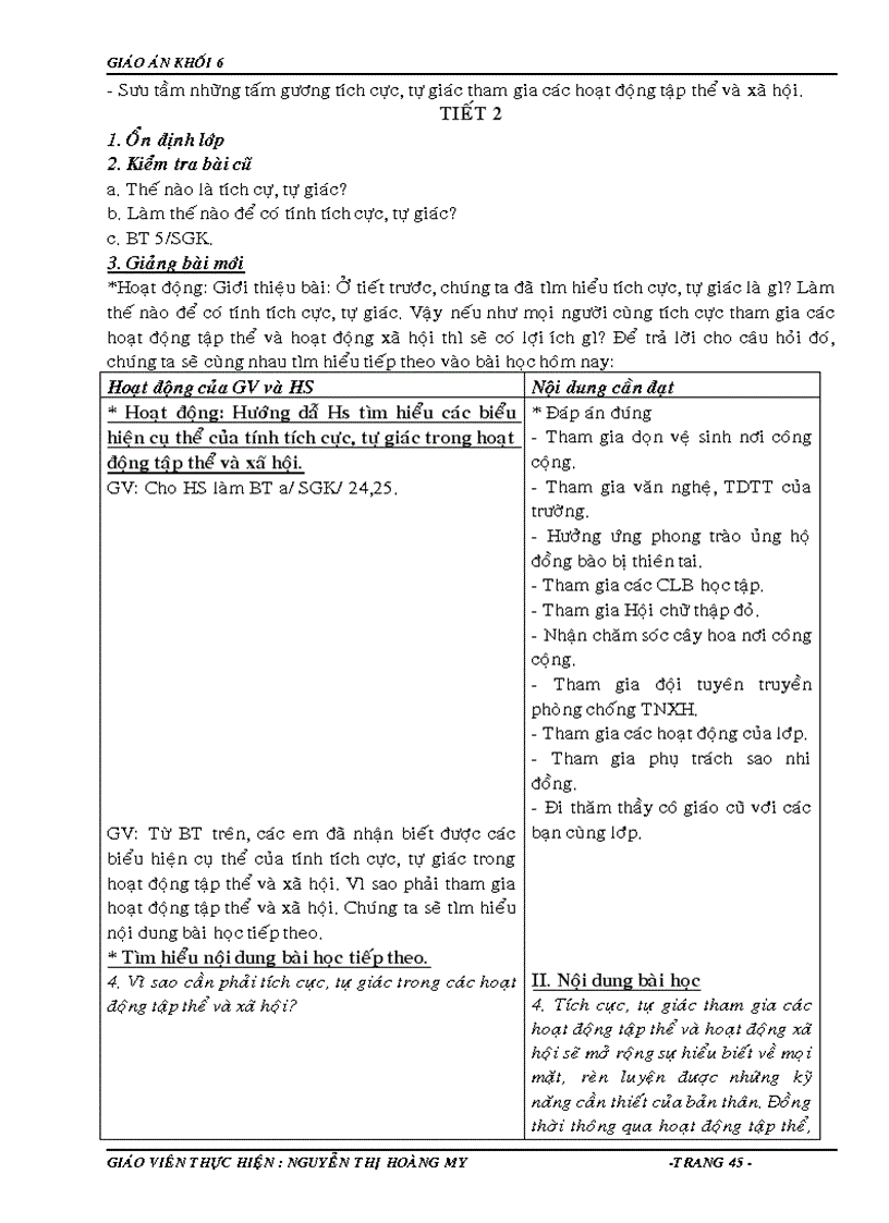 image for page Giáo án công dân 6 2010