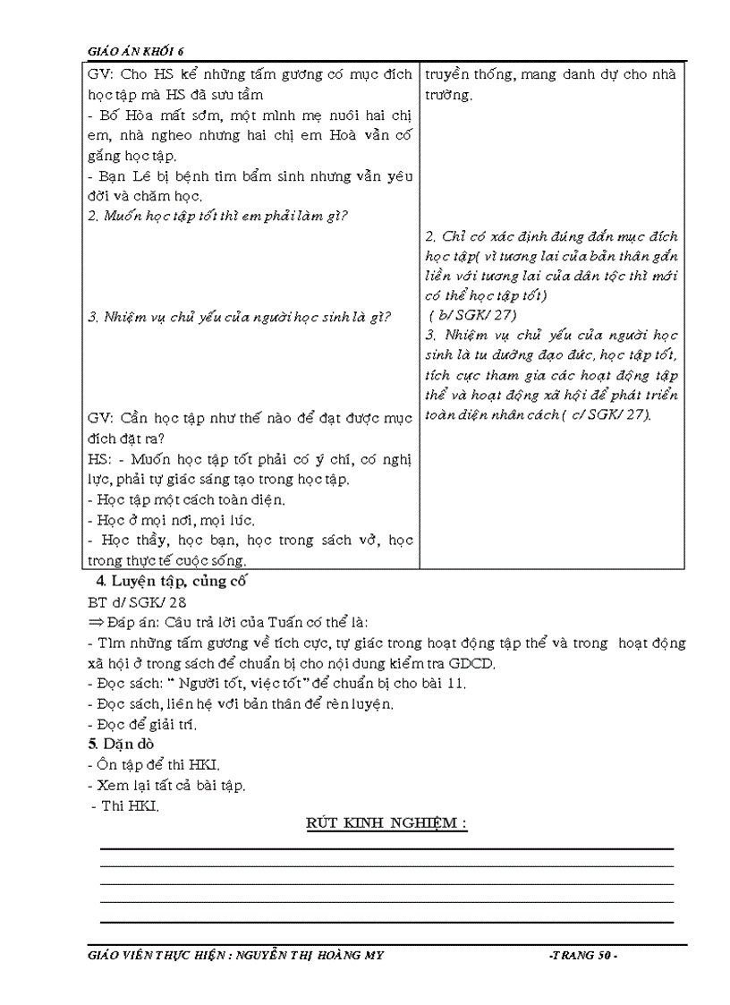 image for page Giáo án công dân 6 2010