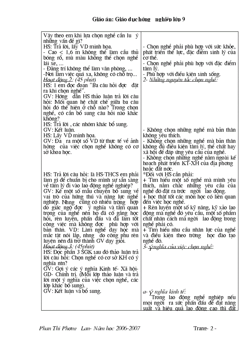image for page Giáo án hướng ngjhiệp lớp 9 chuẩn