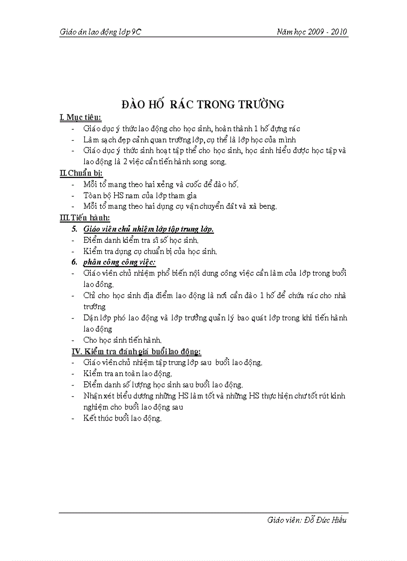 image for page Giao an lao dong