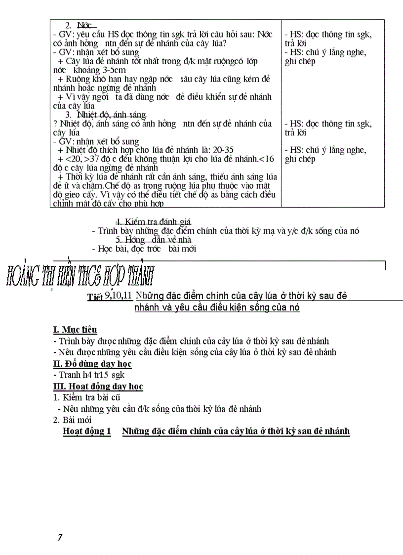 image for page Giáo án Nghề trồng lúa 09 10