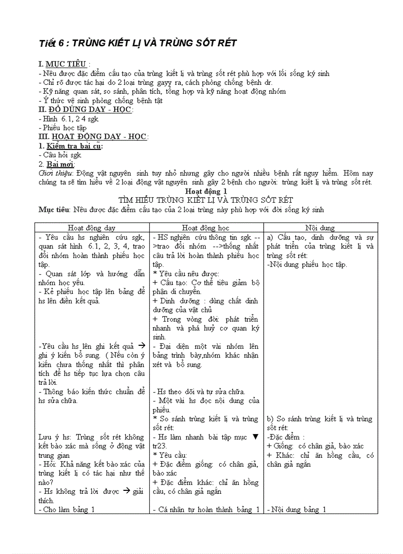 image for page Giáo án Sinh 7 từ T1 25