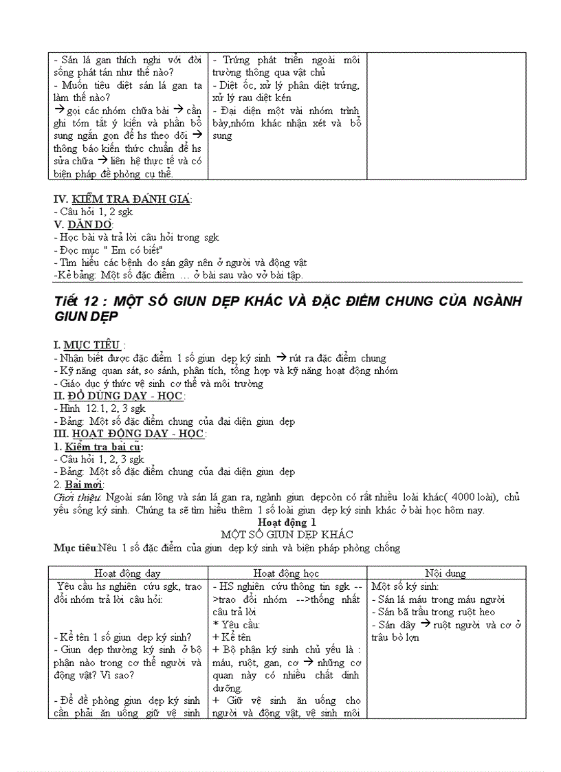 image for page Giáo án Sinh 7 từ T1 25