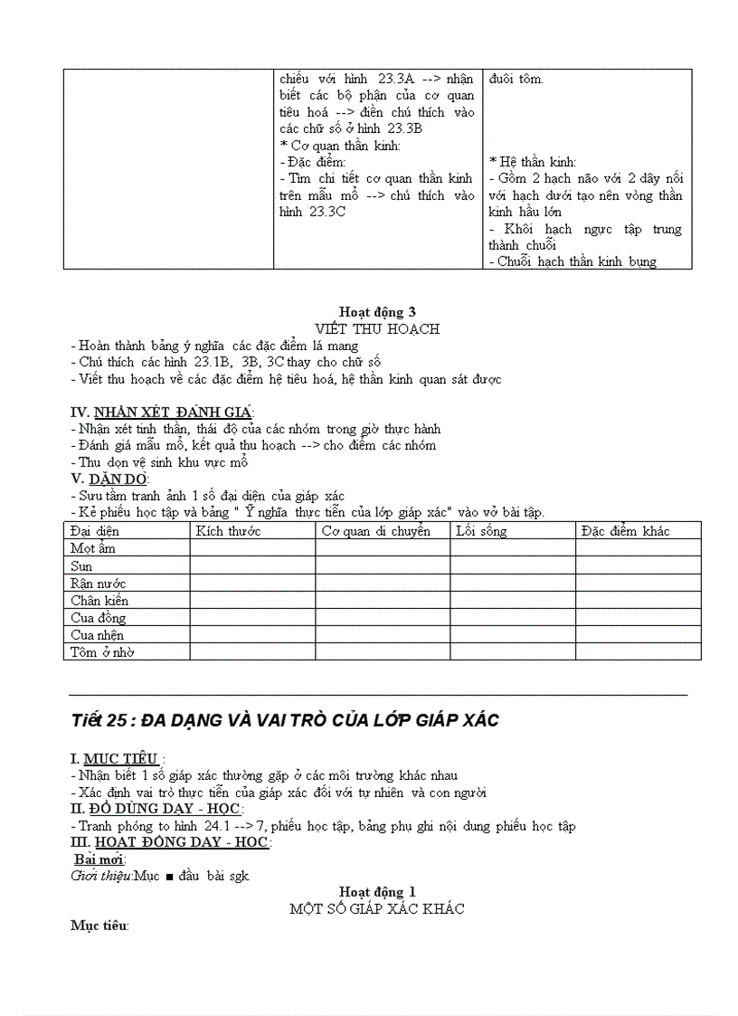 image for page Giáo án Sinh 7 từ T1 25