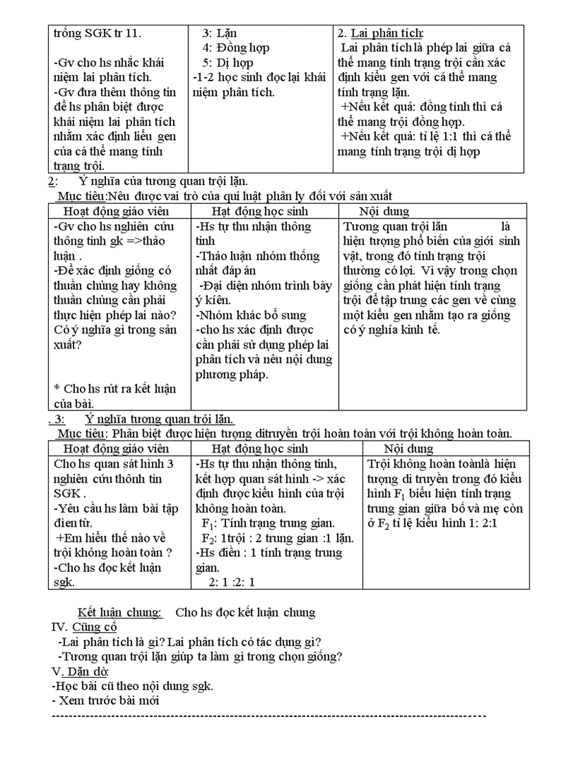 image for page Giao an sinh 9 chuan kien thuc