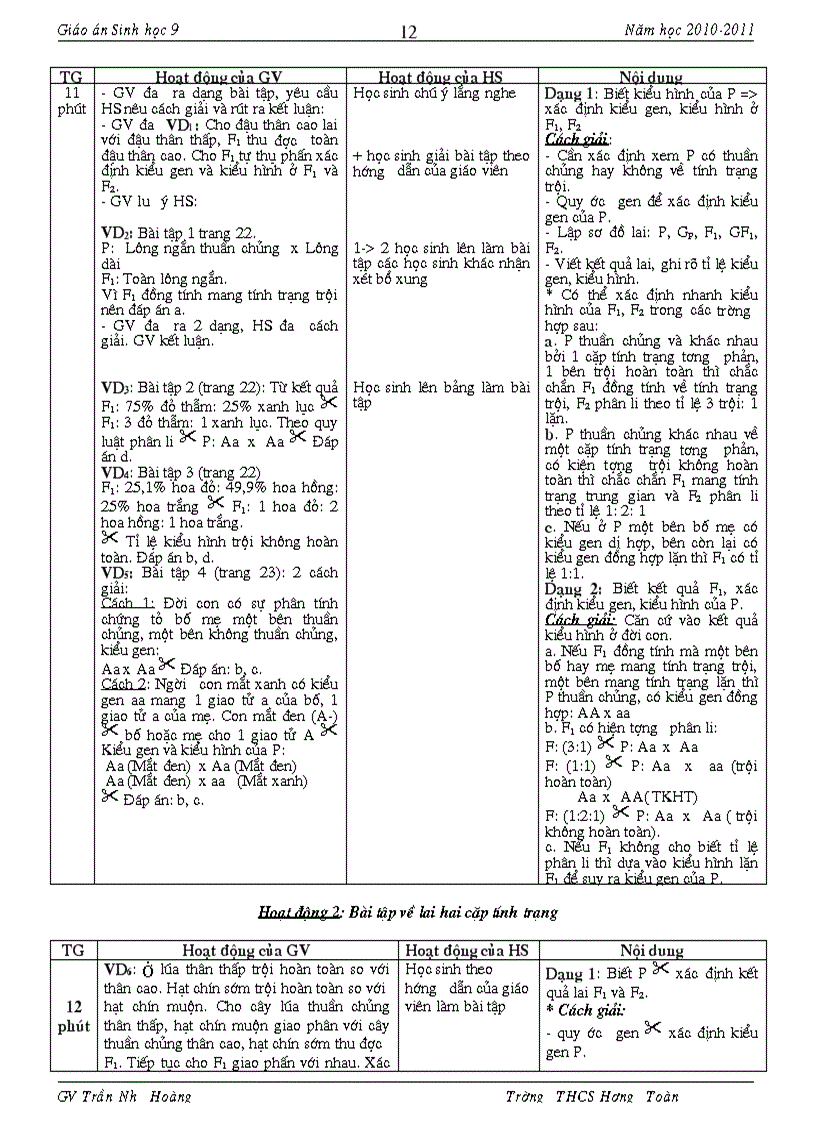 image for page Giáo án Sinh 9 Chuẩn KTKN cập nhật