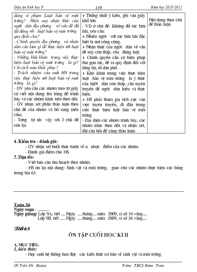 image for page Giáo án Sinh 9 Chuẩn KTKN cập nhật