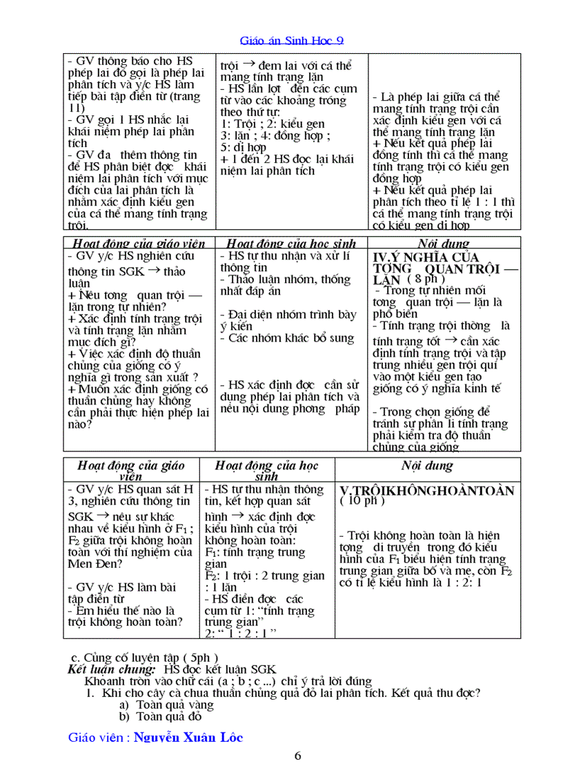 image for page Giao an sinh 9 chuan