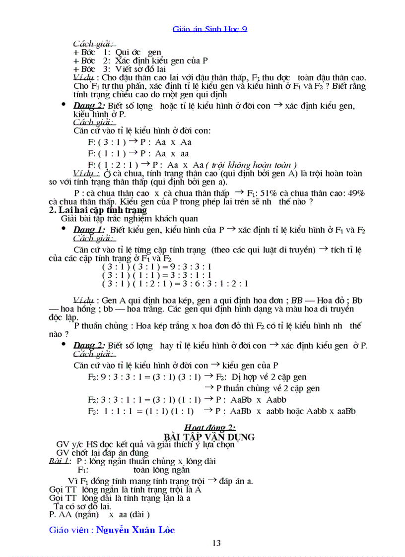 image for page Giao an sinh 9 chuan