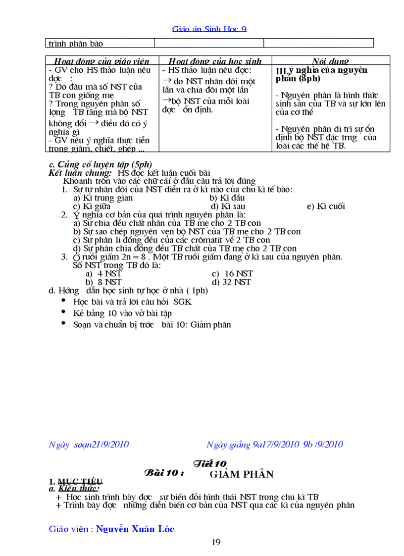 image for page Giao an sinh 9 chuan