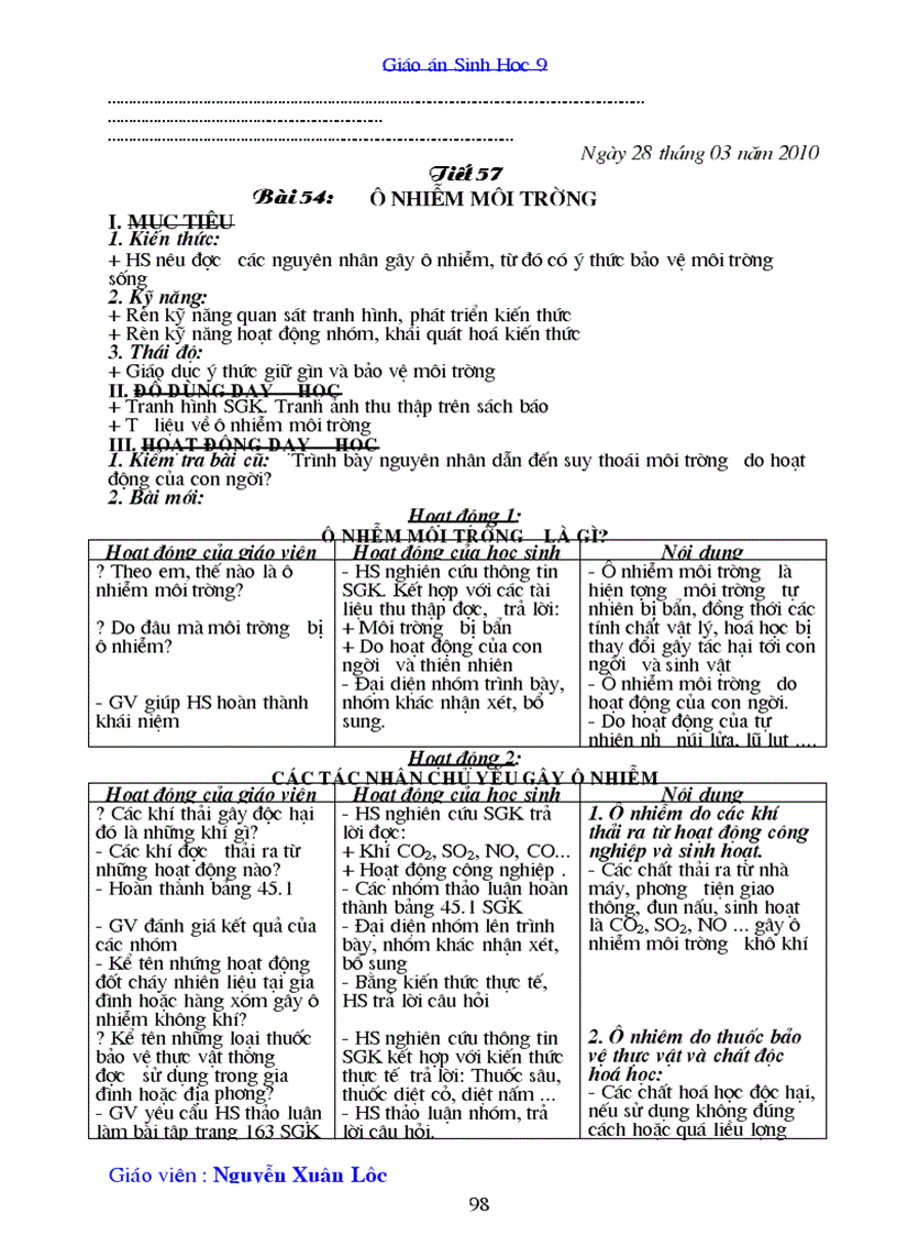 image for page Giao an sinh 9 chuan