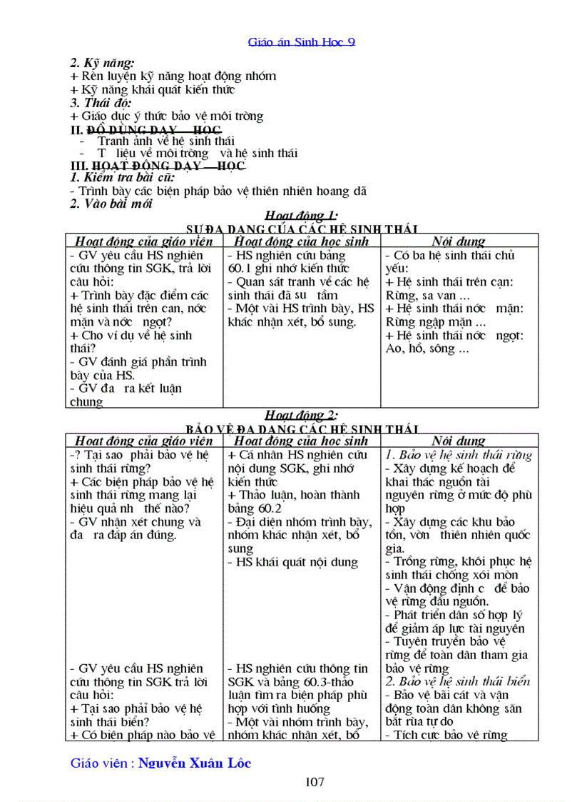 image for page Giao an sinh 9 chuan