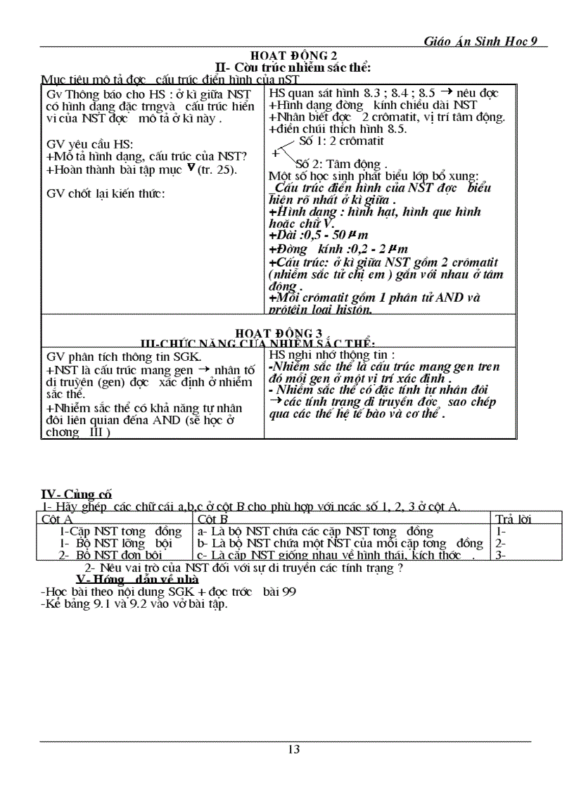 image for page Giáo án Sinh 9 CKTKN