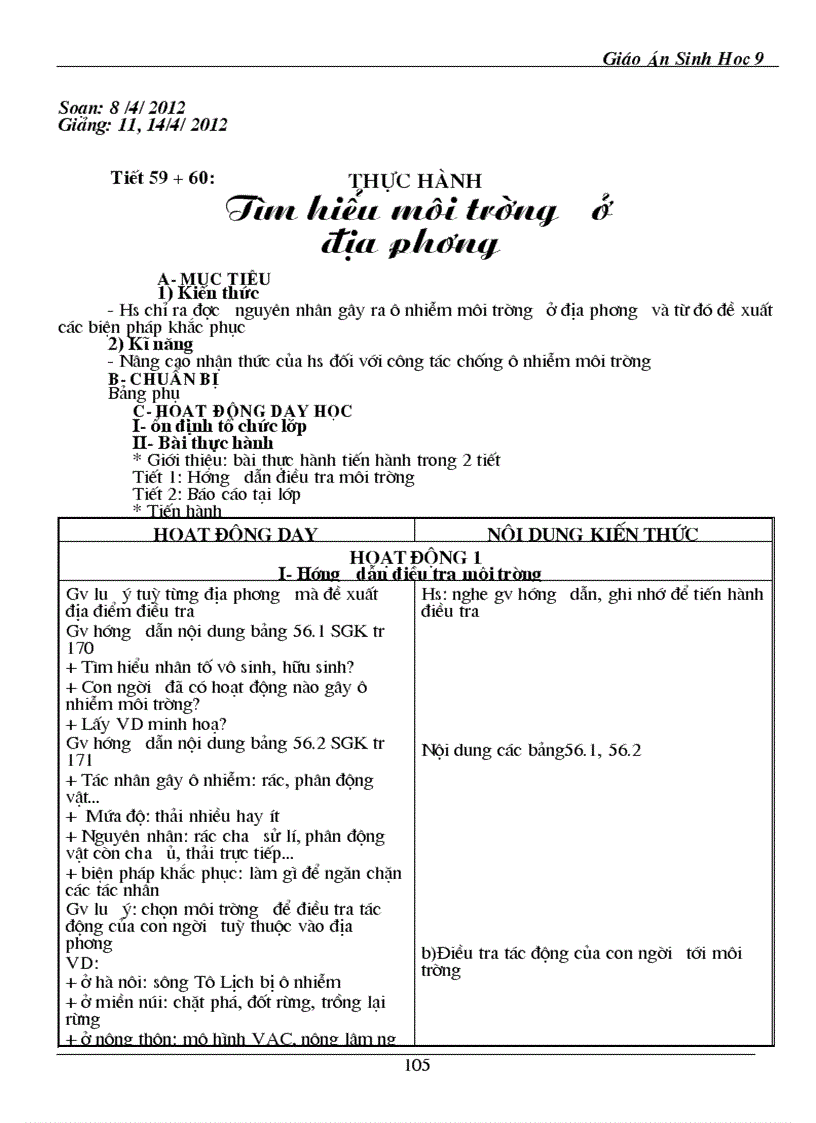 image for page Giáo án Sinh 9 CKTKN