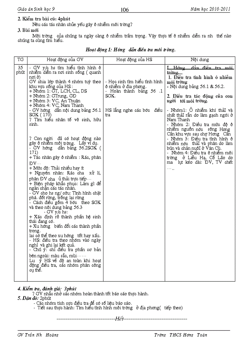 image for page Giáo an Sinh 9 Có Chuẩn KT KN