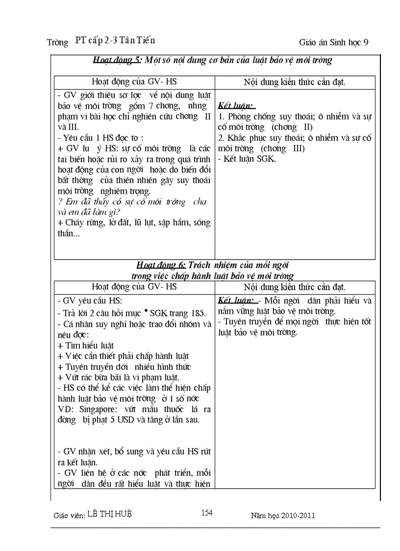 image for page Giáo án sinh 9 đãchỉnh sửa năm 2011