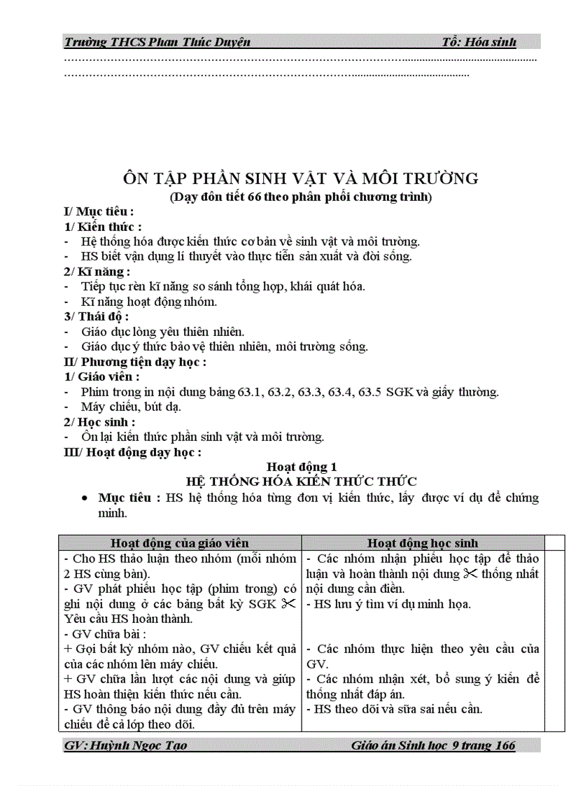 image for page Giao an sinh 9 dâỳ đủ 2009 2010