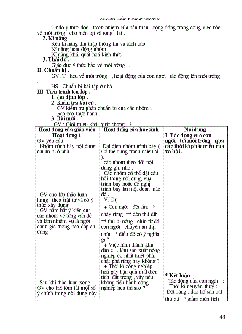 image for page Giao an Sinh 9 ki 2 3cot