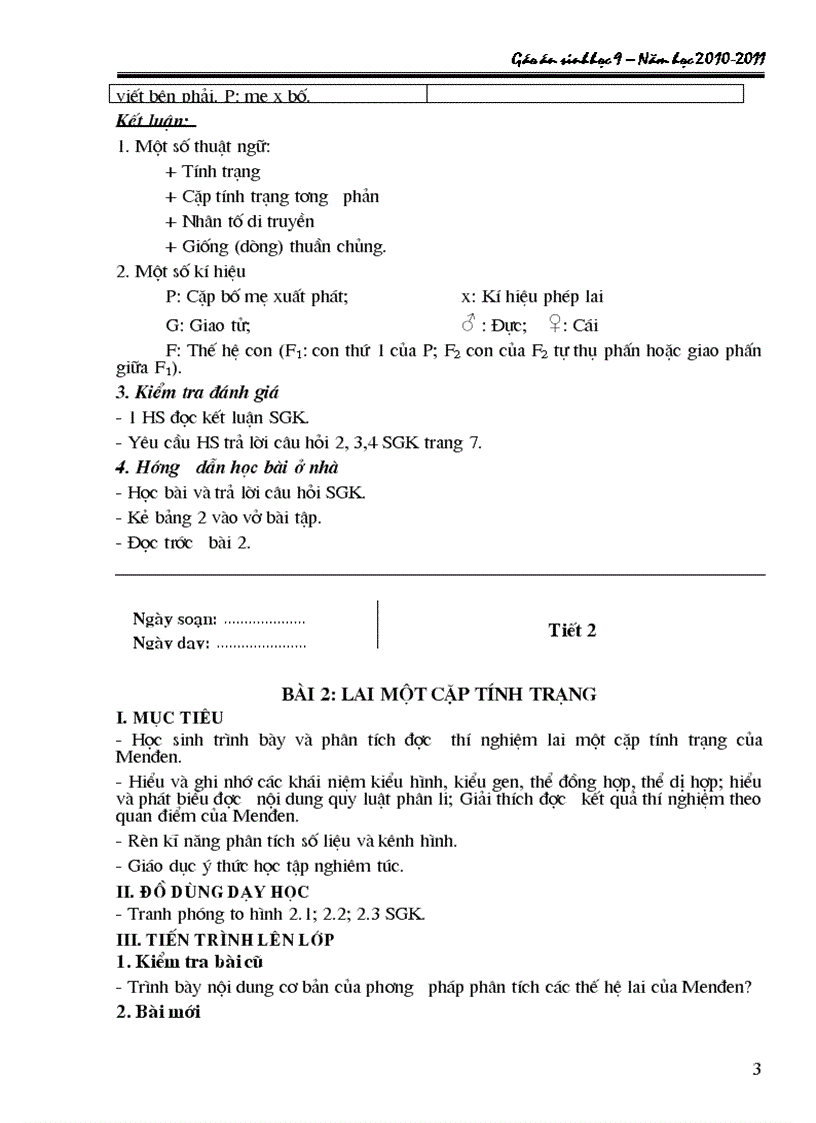 image for page Giao an sinh 9 nam 10 11