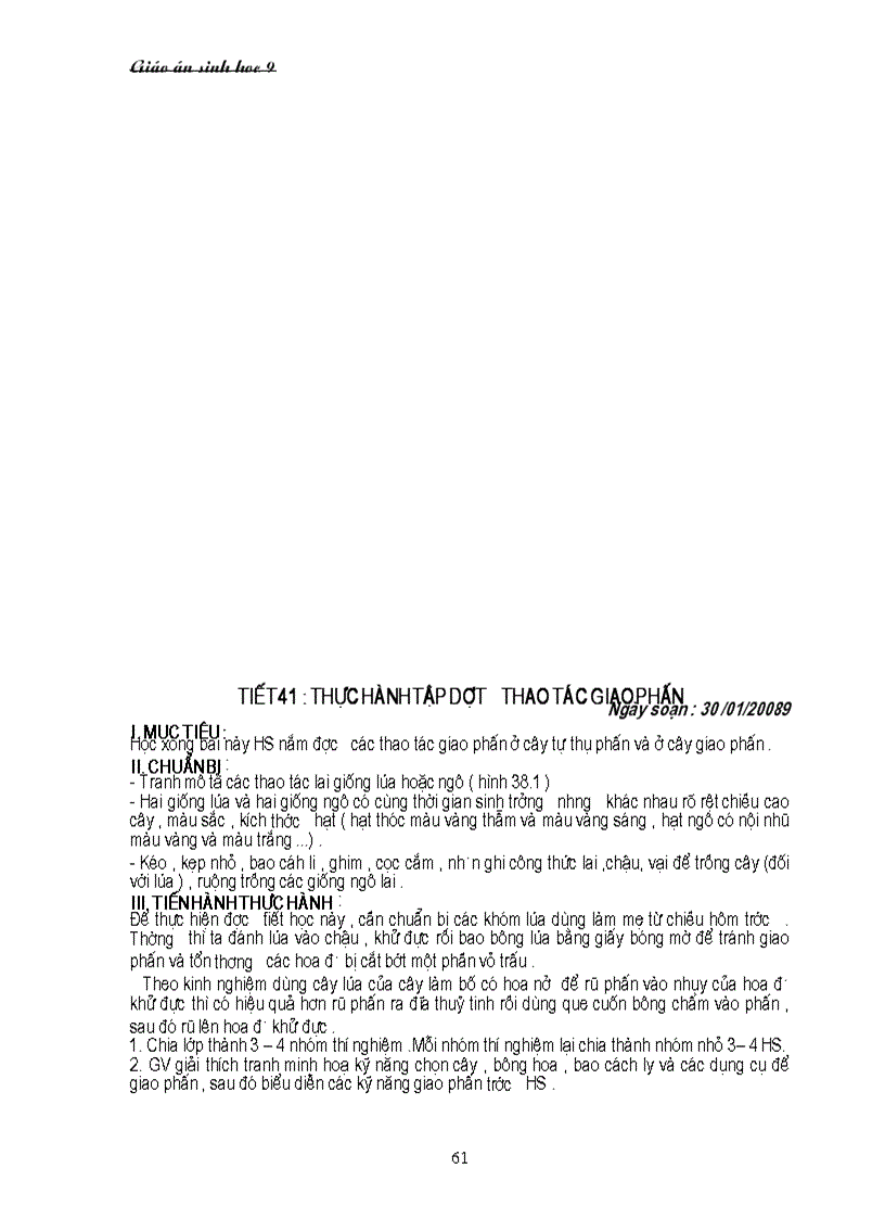 image for page Giáo án sinh 9 năm học 2010 2011