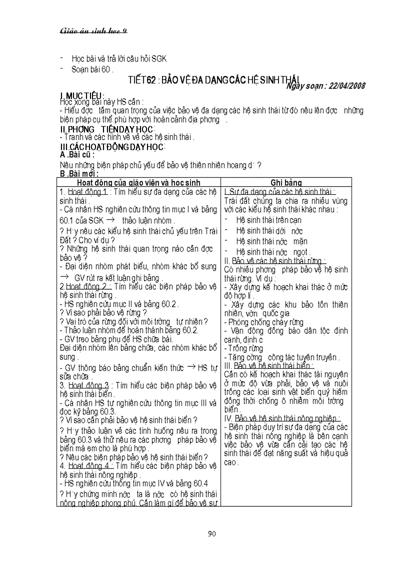 image for page Giáo án sinh 9 năm học 2010 2011