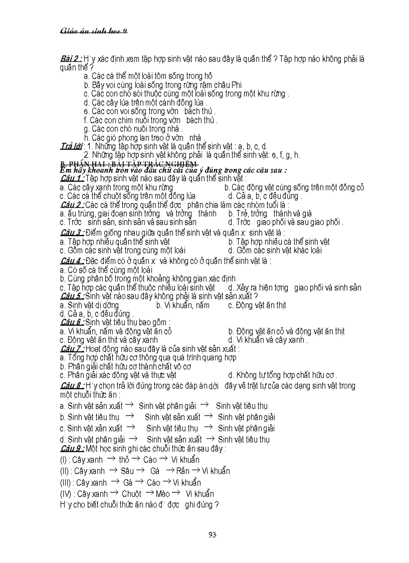 image for page Giáo án sinh 9 năm học 2010 2011