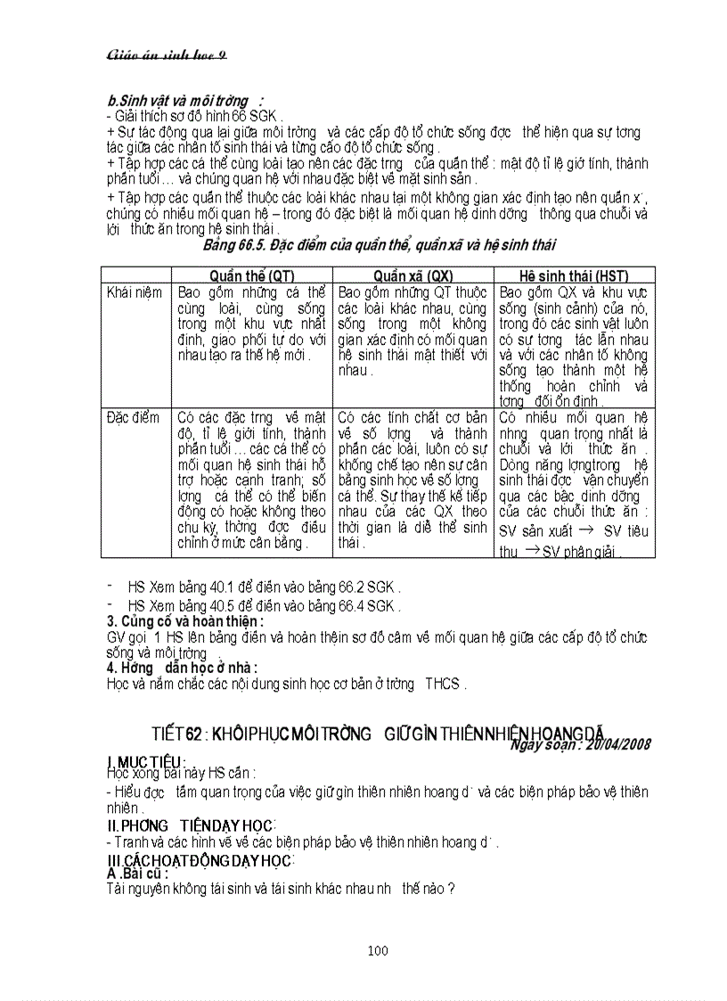 image for page Giáo án sinh 9 năm học 2010 2011