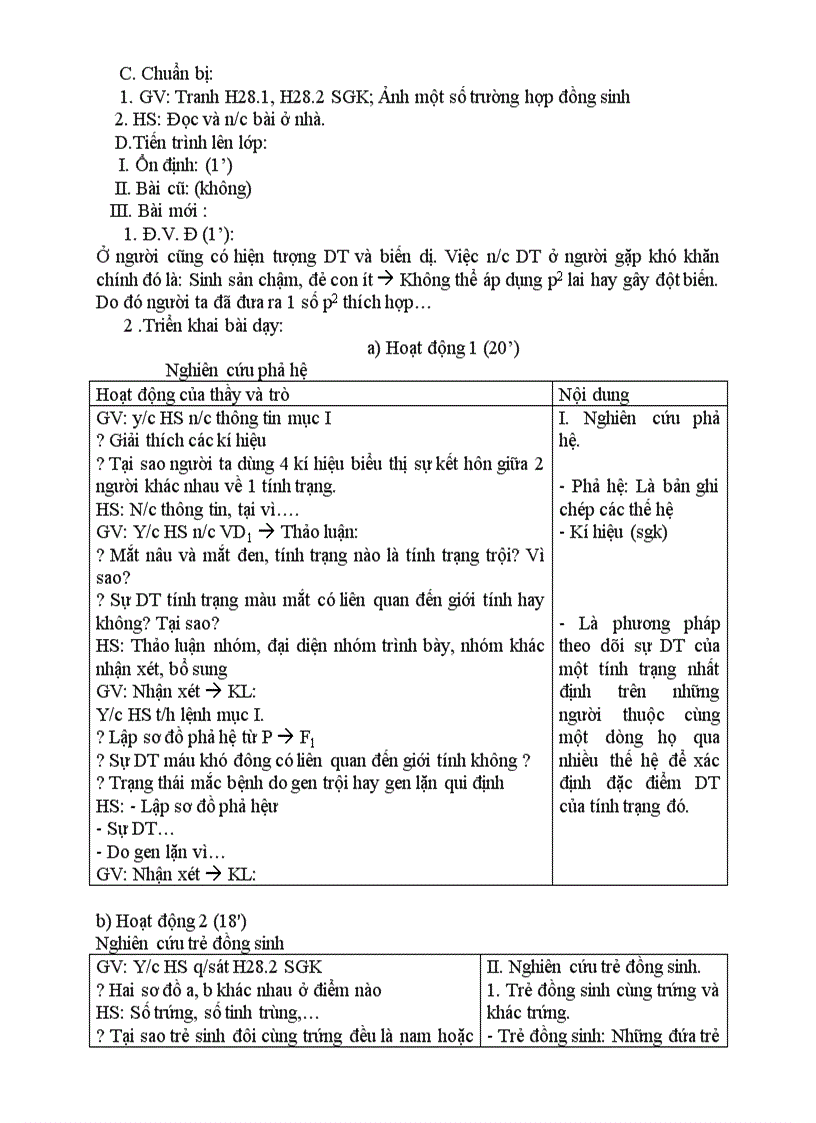 image for page Giao an sinh 9 t13 t51 2 cot