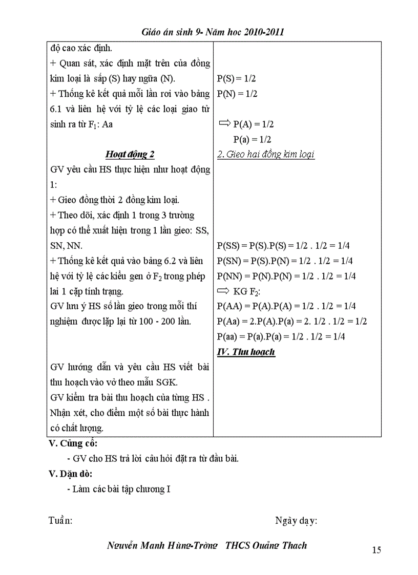 image for page Giao an Sinh 9 Theo chuan kien thuc ky nang