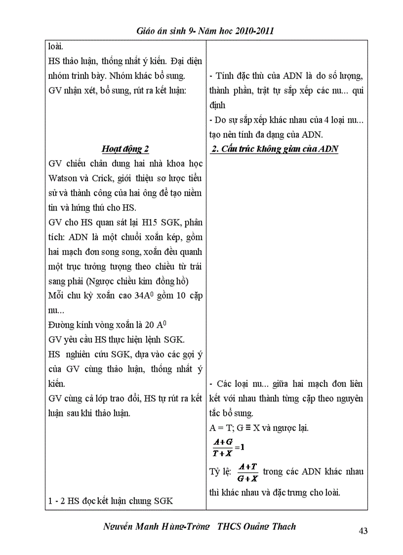 image for page Giao an Sinh 9 Theo chuan kien thuc ky nang