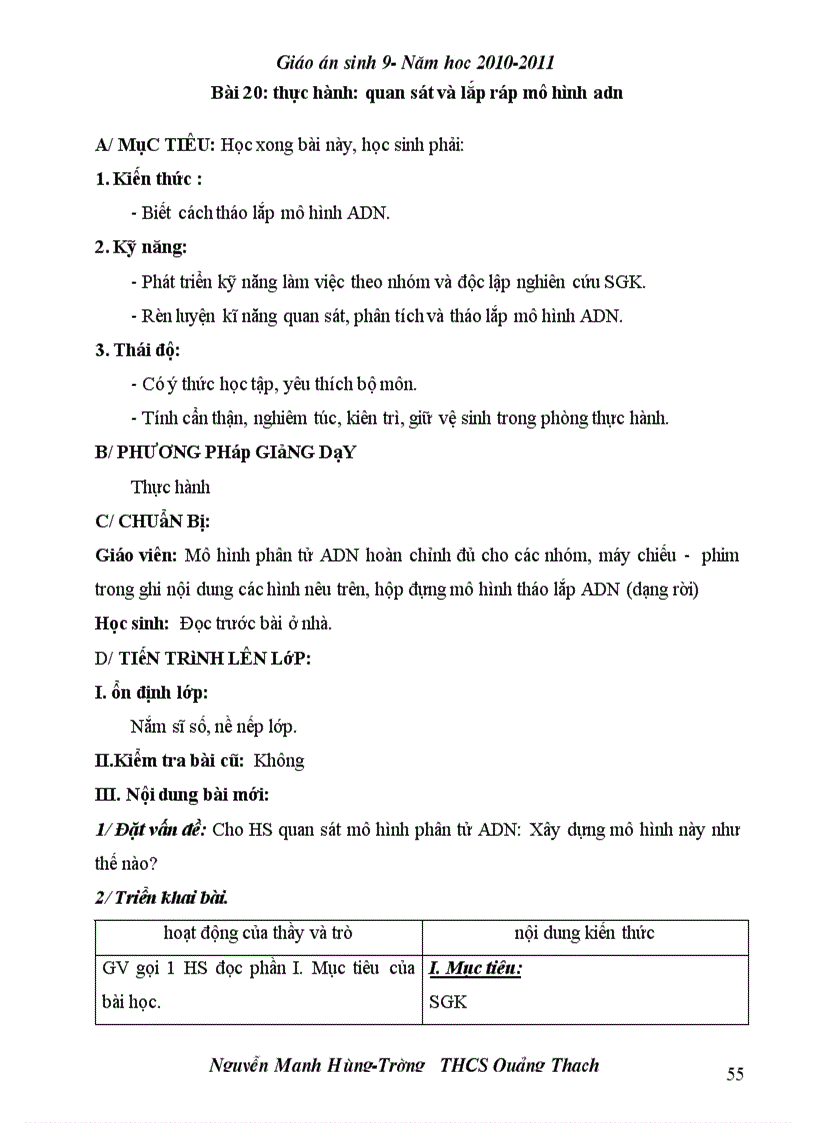 image for page Giao an Sinh 9 Theo chuan kien thuc ky nang