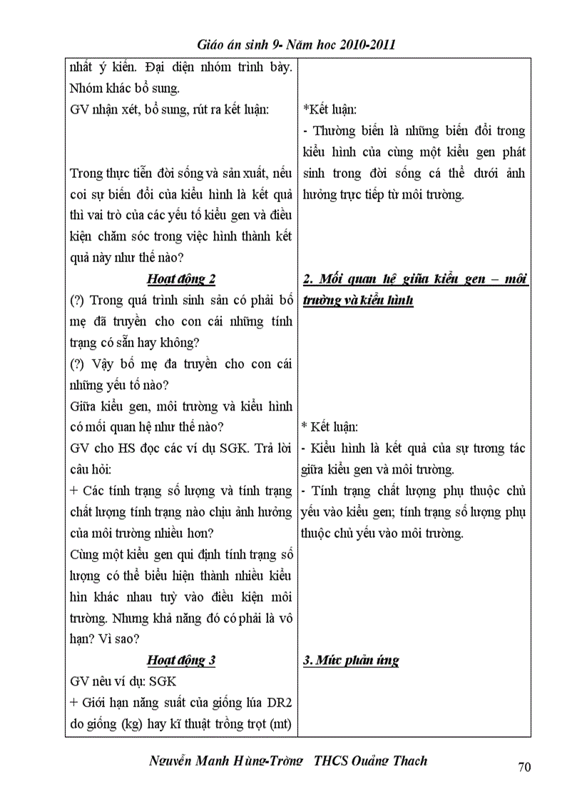 image for page Giao an Sinh 9 Theo chuan kien thuc ky nang