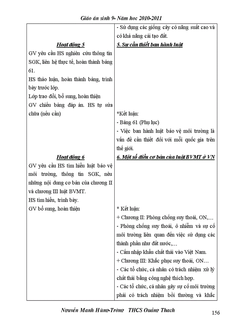 image for page Giao an Sinh 9 Theo chuan kien thuc ky nang