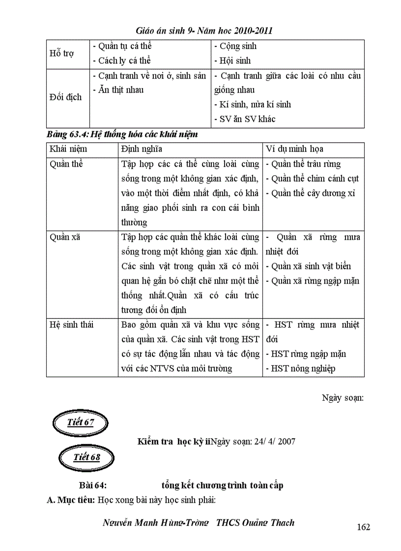 image for page Giao an Sinh 9 Theo chuan kien thuc ky nang