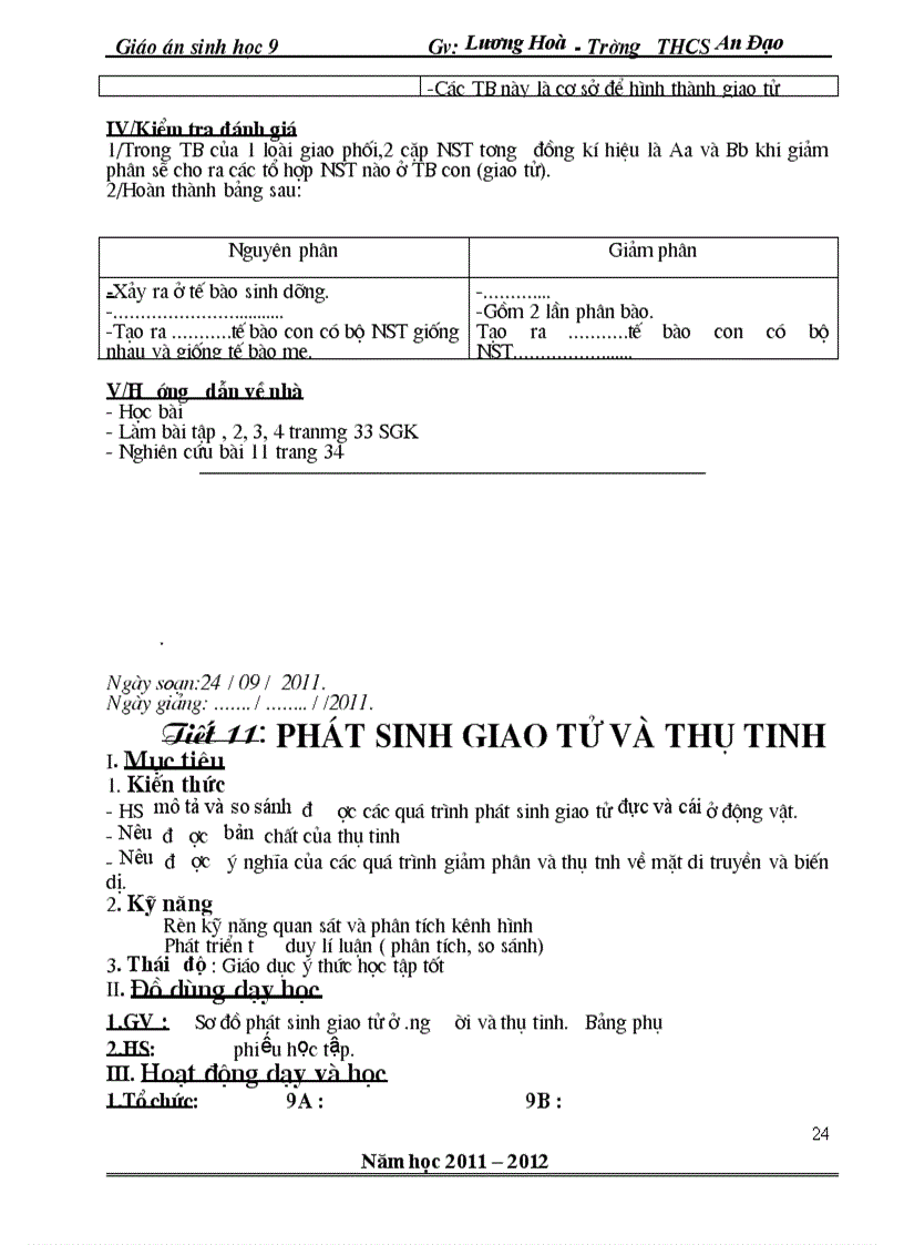 image for page Giao an sinh 9 theo chuan ktkn va giam tai