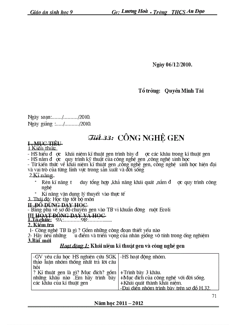 image for page Giao an sinh 9 theo chuan ktkn va giam tai